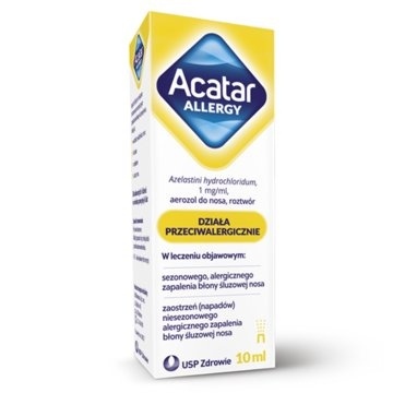 Acatar Allergy 1 mg/ml, aerozol do nosa, roztwór, 1 but. po 10 ml  