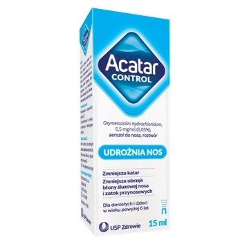 Acatar Control (Acatar) (Acatar) 500 mcg/ml, aerozol do nosa, 15 ml  