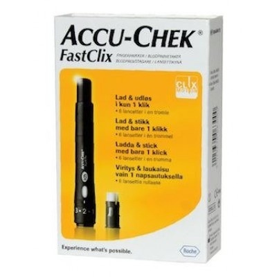 Accu-Chek FastClix Nakłuwacz + 6 lancetów, 1 zest.  