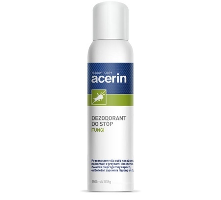 Acerin Fungi dezodorant do stóp przeciwgrzybiczny, 150 ml