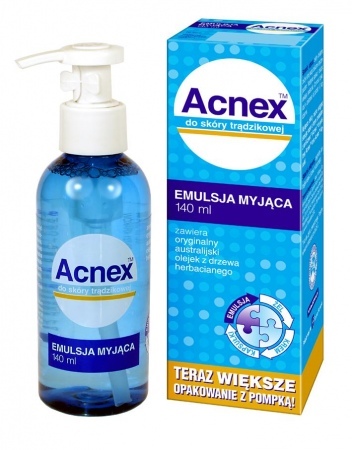 Acnex emulsja myjąca - płyn 140 ml