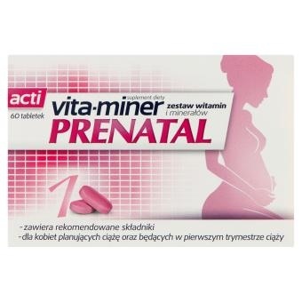 Acti Vita-miner Prenatal, tabletki, 60 tabl.