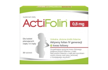 ActiFolin 0,8 mg, tabletki, 30 tabl.  