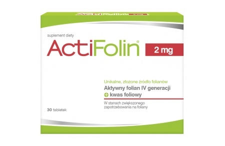ActiFolin 2 mg, tabletki, 30 tabl.  