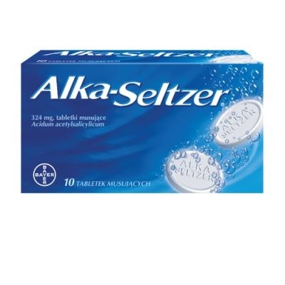Alka-Seltzer 324 mg, tabletki musujące, 10 tabl.  