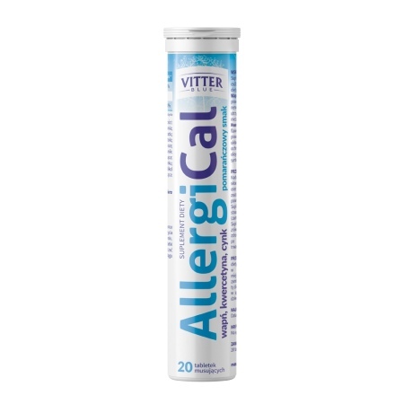 AllergiCal Vitter Blue, tabletki musujące, 20 tabl.  