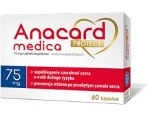 Anacard medica protect 75 mg tabletki dojelitowe 60 sztuk