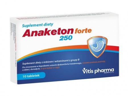 Anaketon Forte 250, tabletki, 10 tabl.  