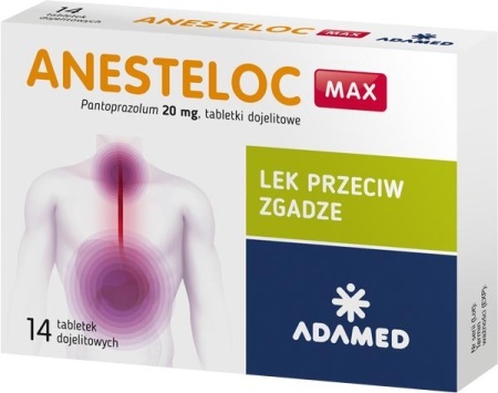 Anesteloc Max 20 mg, tabletki dojelitowe, 14 tabl.  