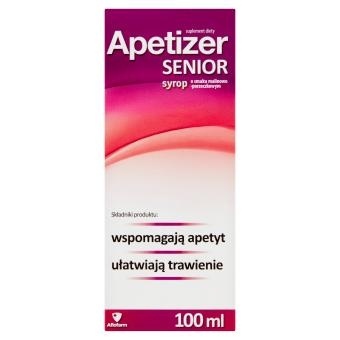Apetizer Senior o smaku malinowo-porzeczkowym, syrop, 100 ml  
