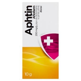 Aphtin Aflofarm 200 mg/g, płyn do stosowania w jamie ustnej, 10 g  