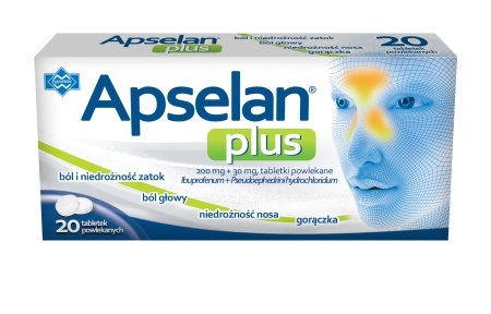Apselan Plus 200 mg + 30 mg tabletki powlekane 20 szt.