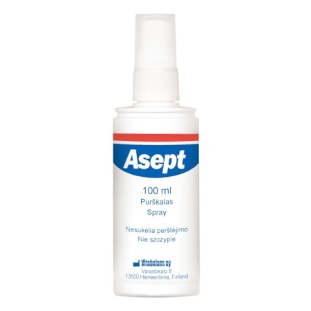 Asept Aerosol do dezynfecji skóry, płyn, 100 ml  