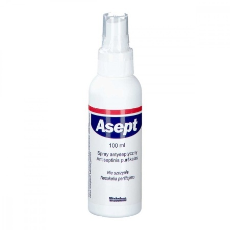 Asept spray do dezynfekcji skóry, 250 ml  