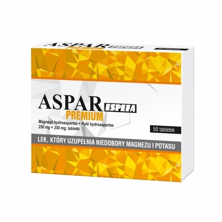 Aspar Espefa Premium 250mg + 250mg, tabletki, 50 tabl. (blist.)  