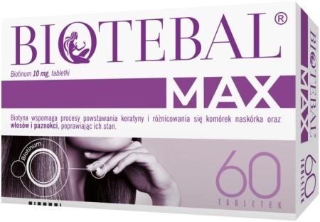 Biotebal Max 10 mg, tabletki, 60 tabl.  