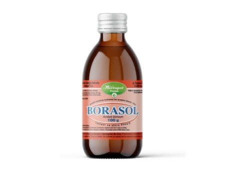 Borasol 30 mg/g roztwór na skórę 1 butelka 100 g