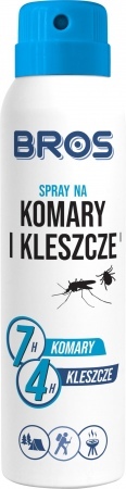 BROS-spray na komary i kleszcze 120/90 ml