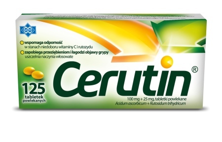Cerutin 100 mg + 25 mg tabletki powlekane 125 szt.