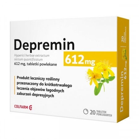 Depremin 612 mg 612 mg, tabletki powlekane, 20 tabl.  
