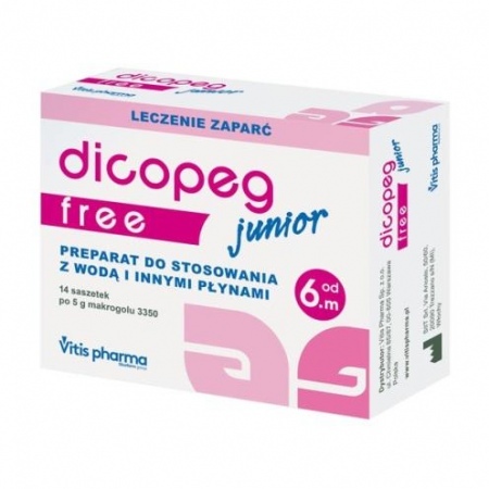 Dicopeg Junior free, saszetki 5g * 14 szt.