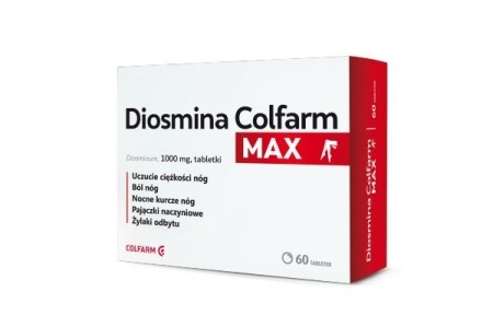 Diosmina Colfarm Max 1000 mg tabletki 30 sztuk