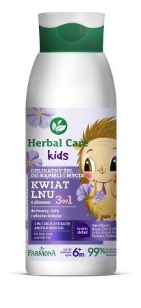 Farmona Herbal Care Kids Delikatny Żel do kąpieli i mycia 3w1, 400 ml  