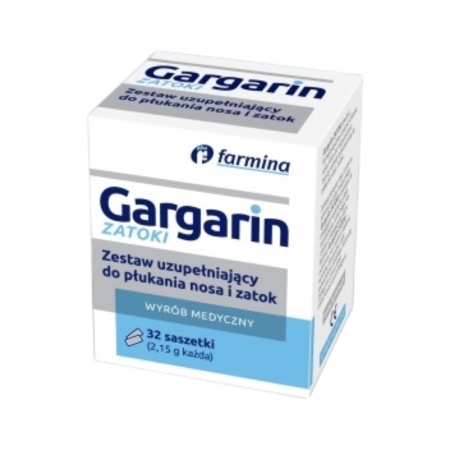 Gargarin zatoki - zestaw uzupełniający - Do płukania nosa i zatok