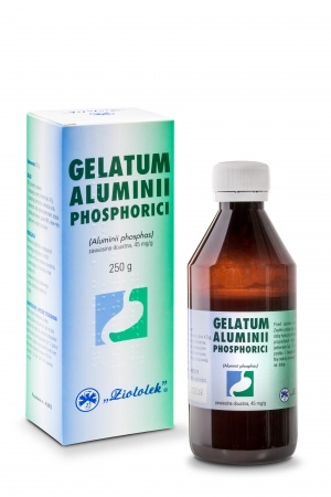 Gelatum Aluminii phosphorici 45 mg/g, zawiesina doustna, 250 g  