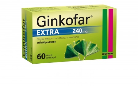 Ginkofar Extra tabletki powlekane, 240 mg *  60 szt.