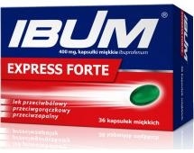 Ibum Express Forte (Ibum Express) 400 mg, kapsułki miękkie, 36 kaps.  