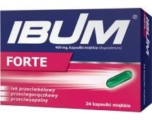 Ibum Forte 400 mg kapsułki miękkie 24 sztuk