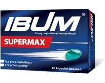 Ibum Supermax 600 mg, kapsułki miękkie, 10 kaps. (blist.)  