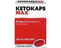 Ketokaps Max 50 mg, kapsułki miękkie, 10 kaps.  