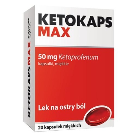 Ketokaps Max 50 mg, kapsułki miękkie, 20 kaps.  