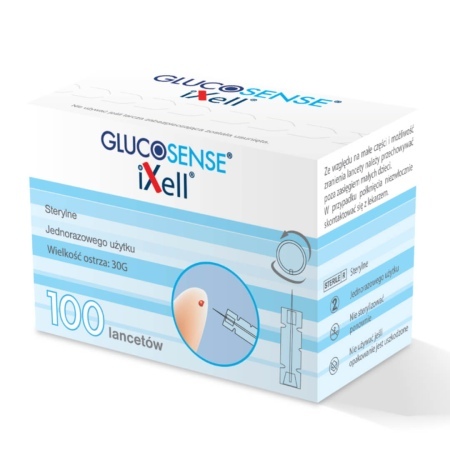 LANCETY do nakłuwacza Glucosense IXELL *100sztuk