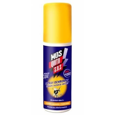 Mosquito S.O.S. spray ochronny z olejkami lawendowym i cytronelowym 125ml