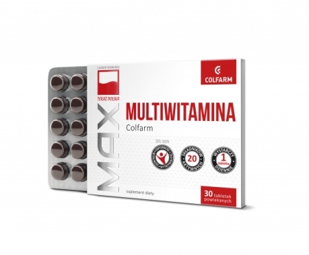 Multiwitamina Colfarm Max, tabletki, 30 tabl.  
