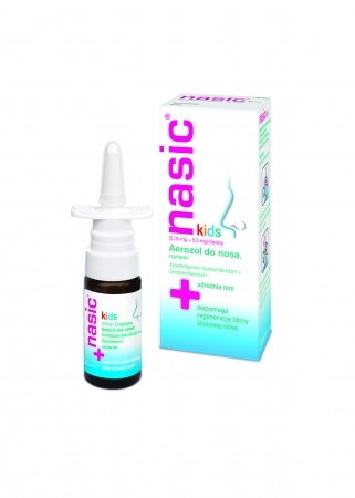 Nasic Kids (0,05 mg + 5 mg)/dawkę aerozol do nosa, roztwór 1 butelka 10 ml