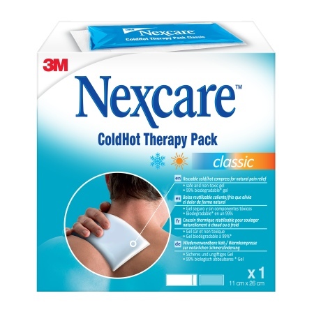 Nexcare ColdHot Therapy Pack Classic Okład żelowy Zimno-ciepły wielokrotnego użytku, 1 szt.  