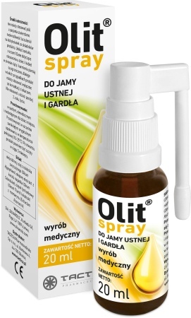 Olit, aerozol do stosowania w jamie ustnej i gardle, 20 ml (but.)  