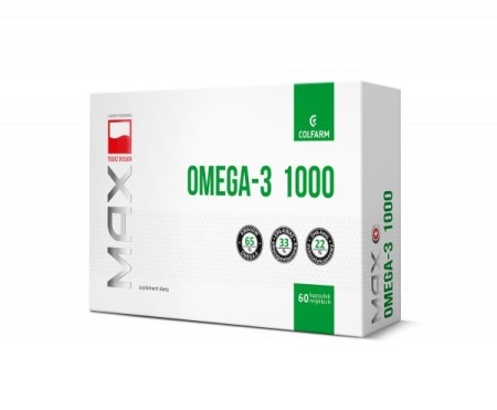Omega -3 1000 Max, kapsułki, 60 kaps.  