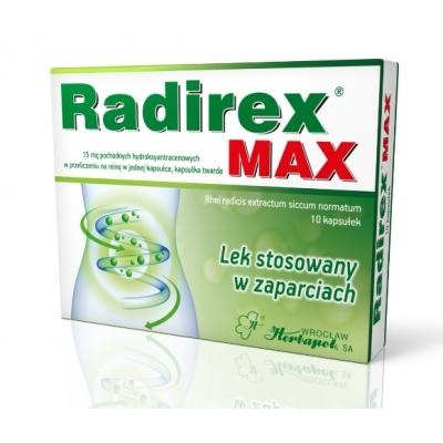Radirex MAX 375 mg kapsułka, twarda 10 sztuk