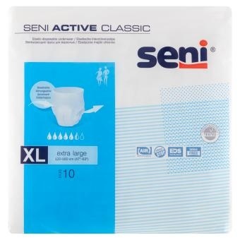 Seni Active Classic Extra Large, majtki chłonne, 10 szt.