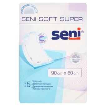 Seni Soft Super 60 x 90cm, podkłady higieniczne, 5 szt.