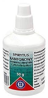 Spirytus kamforowy 10% roztwór na skórę 1 butelka 50 g