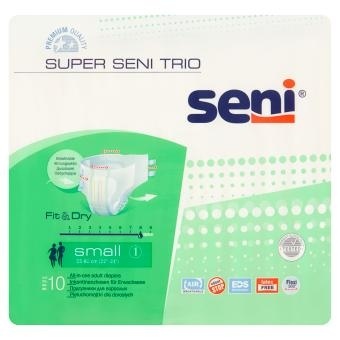 Super Seni Trio Small, pieluchomajtki, 10 szt.