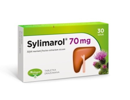 Sylimarol 70 mg 70 mg tabletka drażowana 30 sztuk