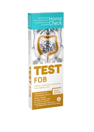 Test FOB domowy szybki test do wykrywania krwi utajonej w kale, 1 szt.  
