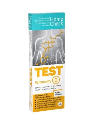 Test Witaminy D szybki test do oznaczania stężenia witaminy D we krwi, 1 szt.  
